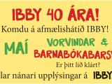 Vorvindar IBBY og&nbsp;afmælishátíð